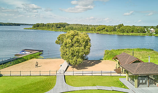 Дом на берегу Волги в Макарьево