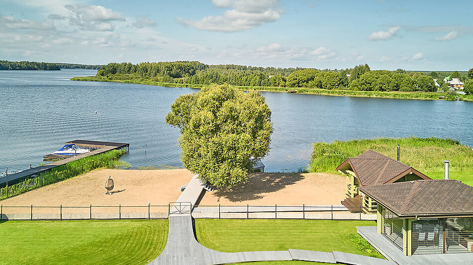 Дом на берегу Волги в Макарьево