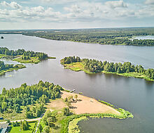 Дом на берегу Волги в Макарьево