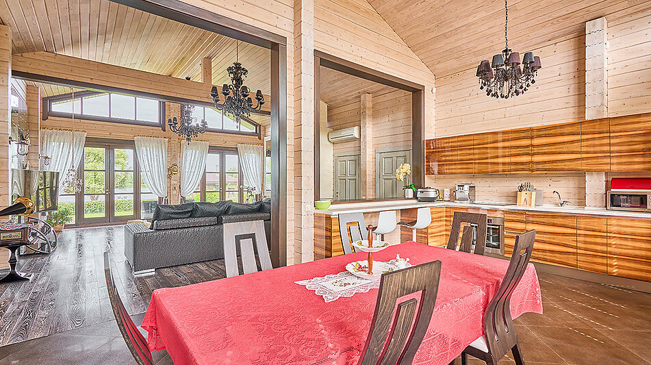 Дом на берегу Волги в Макарьево