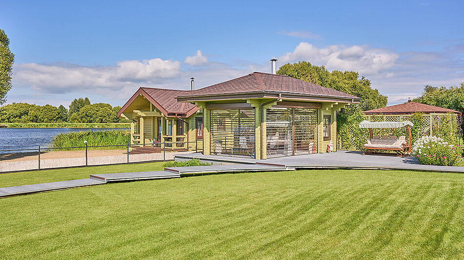 Дом на берегу Волги в Макарьево