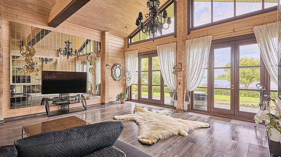 Дом на берегу Волги в Макарьево