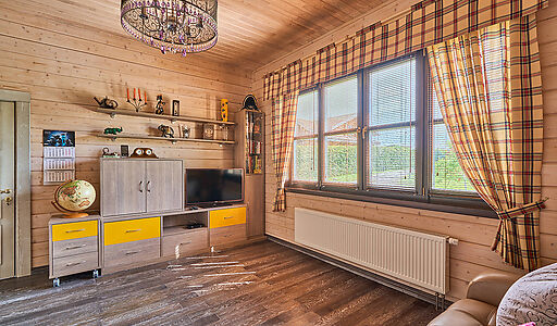 Дом на берегу Волги в Макарьево