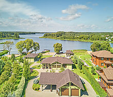 Дом на берегу Волги в Макарьево