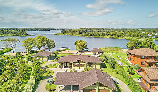 Дом на берегу Волги в Макарьево