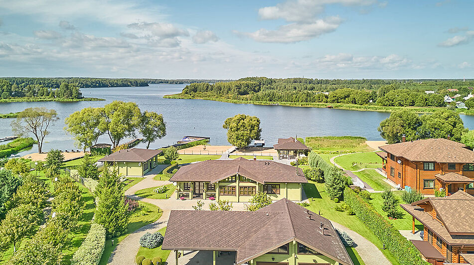 Дом на берегу Волги в Макарьево