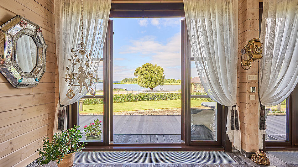 Дом на берегу Волги в Макарьево