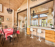 Дом на берегу Волги в Макарьево