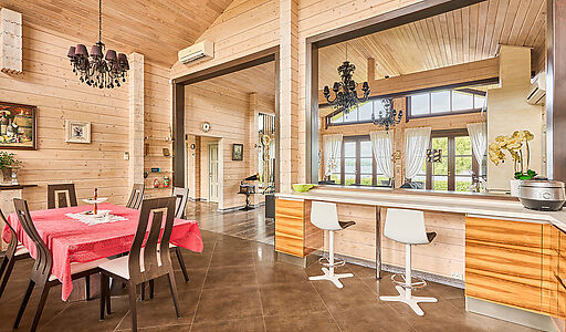 Дом на берегу Волги в Макарьево