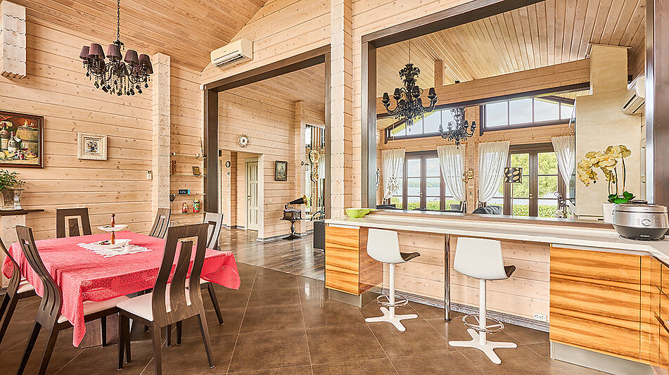 Дом на берегу Волги в Макарьево