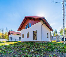 Дом у озера в КП Спас-Каменка