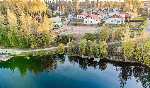 Дом у озера в КП Спас-Каменка