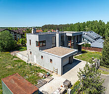 Дом с видом на озеро в Пестово