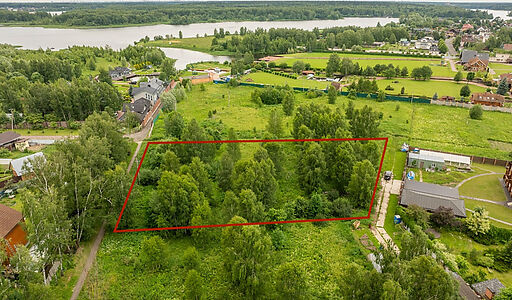 Участок рядом с водой в Витенево