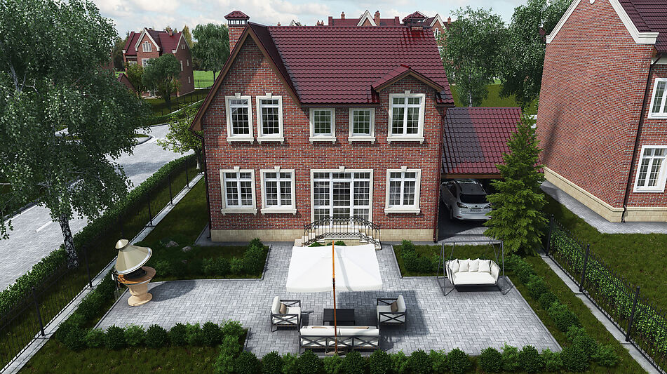 Дом без отделки в КП Британика