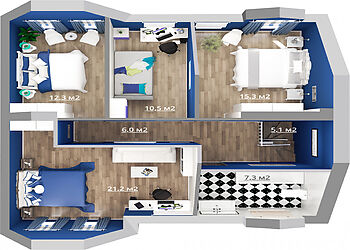 Дом без отделки в КП Британика