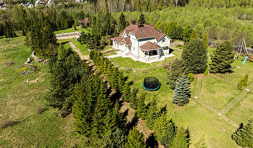 Усадьба в окружении леса