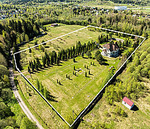 Усадьба в окружении леса