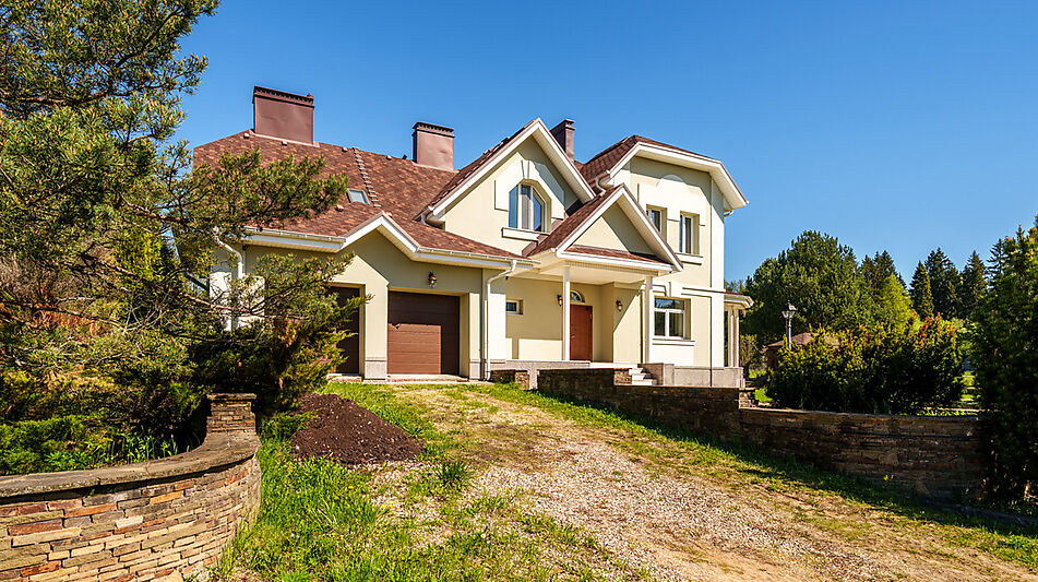 Усадьба в окружении леса