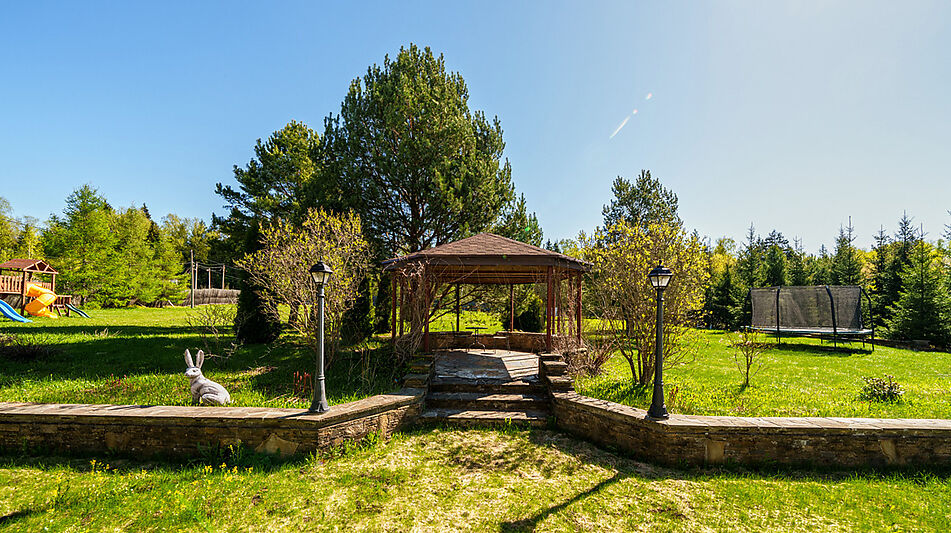 Усадьба в окружении леса