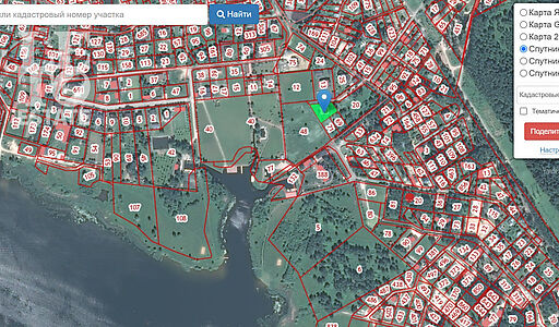 Участок рядом с водой в Витенево