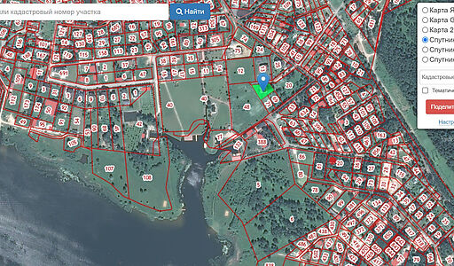 Участок рядом с водой в Витенево