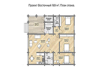 Дом в поселке Марьина Гора