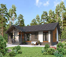 Дом в поселке Марьина Гора