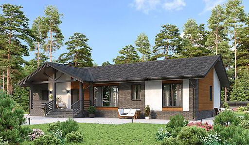 Дом в поселке Марьина Гора