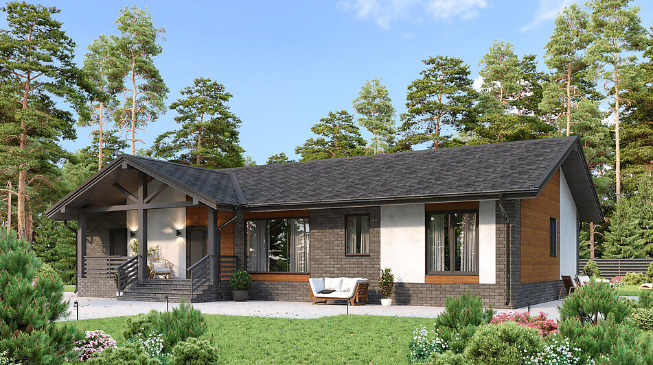 Дом в поселке Марьина Гора