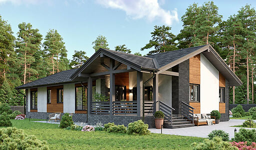 Дом в поселке Марьина Гора