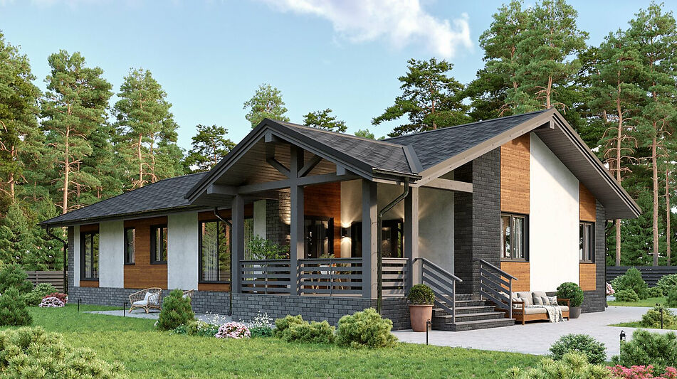 Дом в поселке Марьина Гора