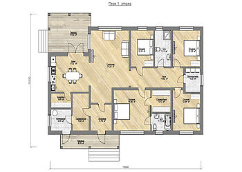 Дом в поселке Марьина Гора