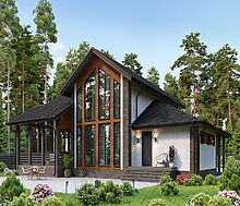 Дом в поселке Марьина Гора