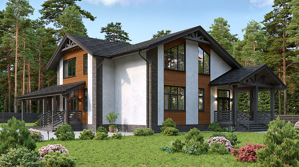 Дом в поселке Марьина Гора