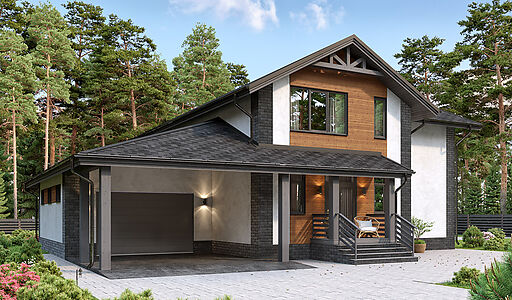 Дом в поселке Марьина Гора