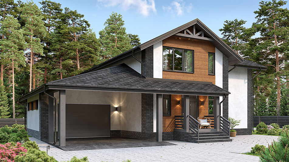 Дом в поселке Марьина Гора