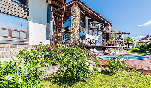 Дом в стиле шале в селе Ильинское