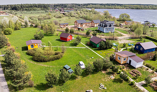 Парк-отель на берегу Волги