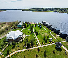 Парк-отель на берегу Волги