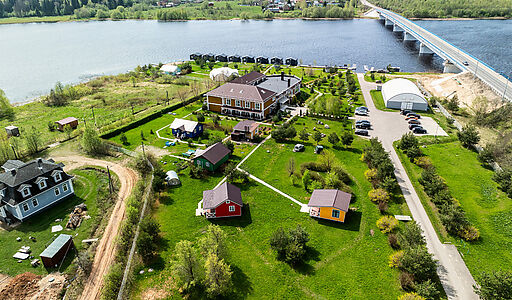 Резиденция на берегу Волги