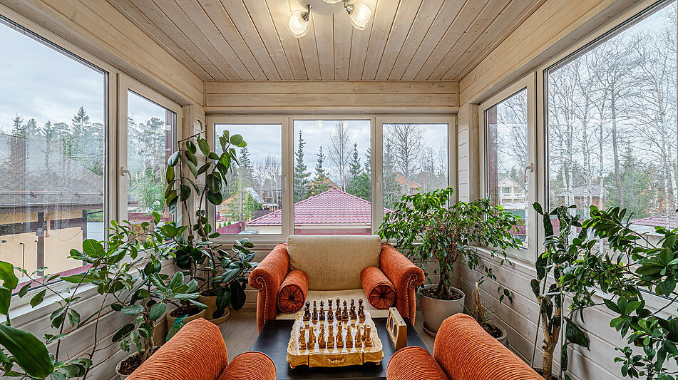 Дом из бруса под ключ в КП Бутынь