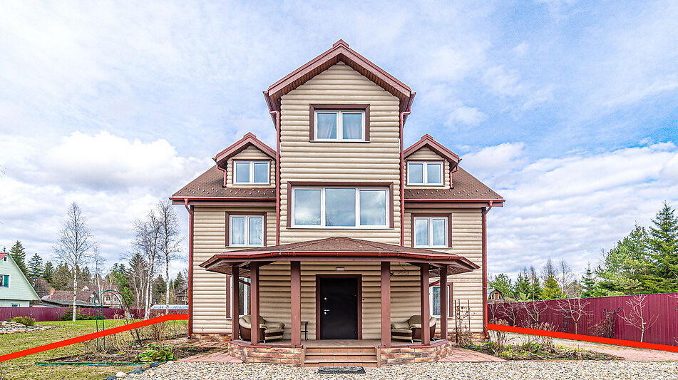 Дом из бруса под ключ в КП Бутынь