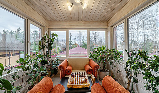 Дом из бруса под ключ в КП Бутынь