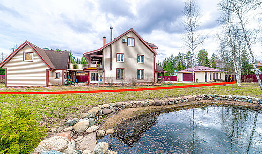 Дом из бруса под ключ в КП Бутынь