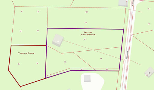 Участок в п. Трудовая Северная