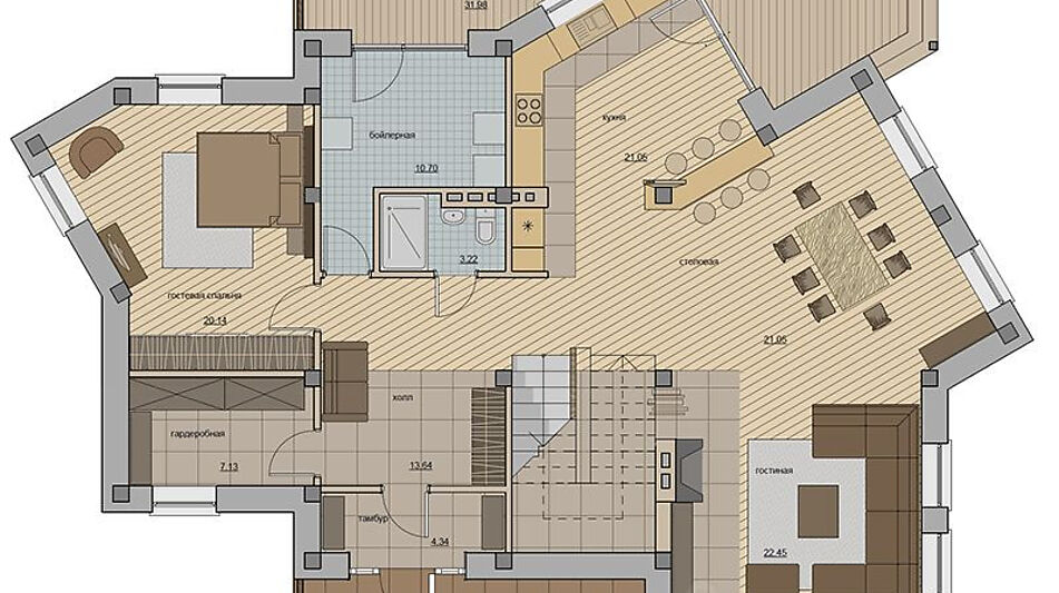 Дом в КП Яхромские горки-2