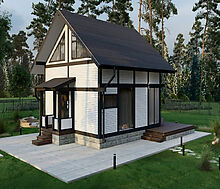 Современный дом в лесу КП Форест