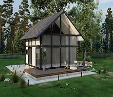 Современный дом в лесу КП Форест