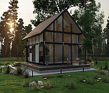 Современный дом в лесу КП Форест